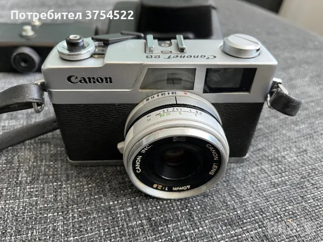Фотоапарат с лента Canon Canonet 28, снимка 3 - Фотоапарати - 50222392
