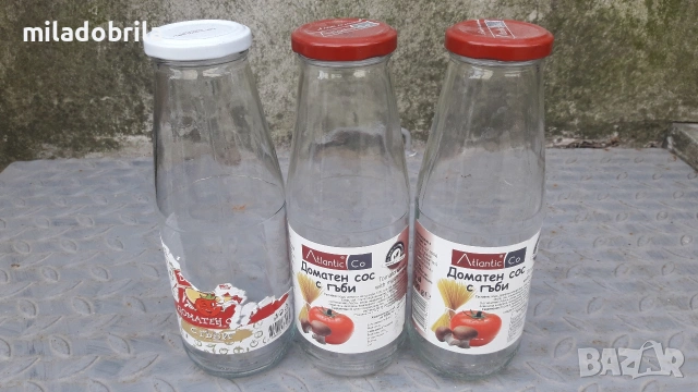 Стъклени буркани, различни с винтови капачки , снимка 3 - Буркани, бутилки и капачки - 53343023