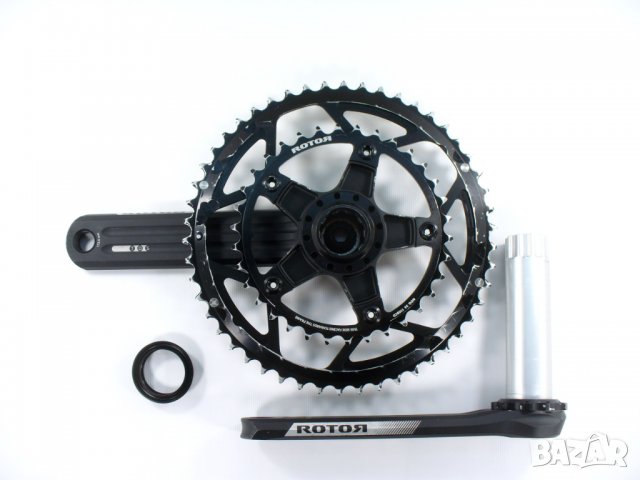 Rotor 3D+ 50/34 172.5mm 2x11/10/9 BB30 курбели за шосеен велосипед, снимка 3 - Части за велосипеди - 38887291