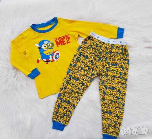 Детска пижама Миньони - 2 години, снимка 6 - Бебешки пижами - 36007034