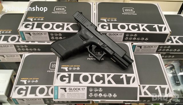 Въздушен пистолет Glock 17 4.5mm, снимка 3 - Въздушно оръжие - 38694472