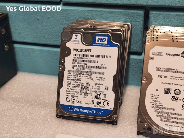 WD / SEAGATE / HITACHI / SAMSUNG HDD 2.5 320GB / Хард диск за лаптоп, снимка 2 - Твърди дискове - 52144715