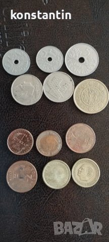 ЛОТ МОНЕТИ ДАНИЯ,НОРВЕГИЯ ,ШВЕЦИЯ, снимка 2 - Нумизматика и бонистика - 45964195