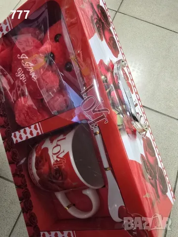 коледен комплект чаша с мече, снимка 2 - Чаши - 48358391