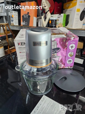 Чопър Kenwood EasyChop+ (CHP62.400SI) 500W , снимка 6 - Чопъри и пасатори - 53274756