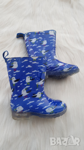 Гумени ботуши №22 - светещи, снимка 8 - Детски боти и ботуши - 44687979