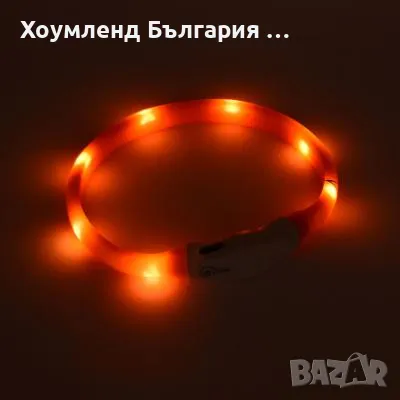 Светеща LED каишка за куче - Водоустойчива с USB презареждаща се батерия, снимка 7 - За кучета - 48770412