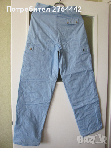 Светлосин панталон с подплата, снимка 5 - Панталони - 36215507