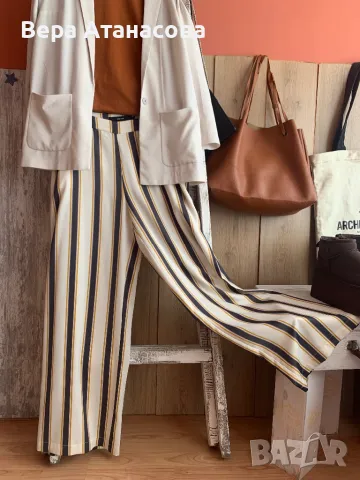 🤍👜👟 Сатениран широк панталон Vero moda👖, снимка 1