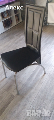 Кожен трапезен стол , снимка 1