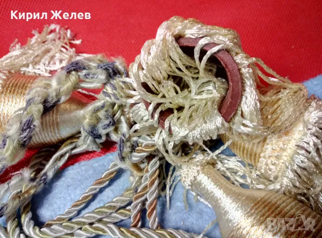 ЧИФТ СТАРИ ВИСУЛКИ от РЕТРО КАДИФЕНИ / ПЛЮШЕНИ ЗАВЕСИ ПЕРДЕТА 47616, снимка 6 - Антикварни и старинни предмети - 47598412