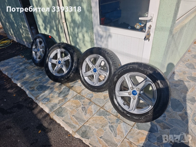 Оригинални джанти с гуми за Форд, снимка 2 - Гуми и джанти - 52327162