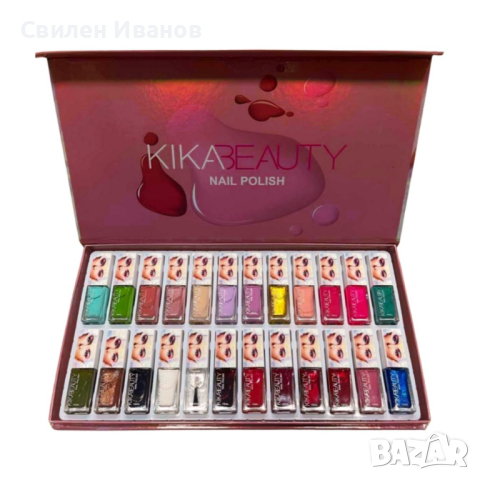 Комплект 24 бр. лак за нокти Kika Beauty, снимка 1 - Продукти за маникюр - 44683570