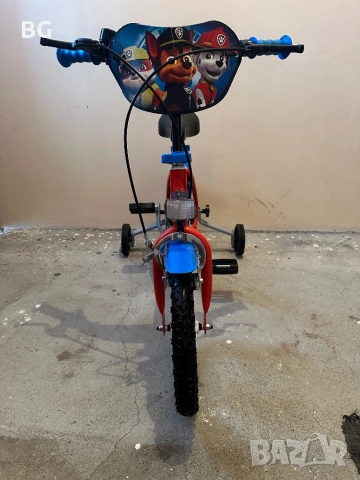 Toimsa, Детски велосипед Paw Patrol, с помощни колела, 16 инча, снимка 4 - Други - 52550578