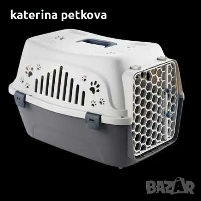 Транспортна клетка за домашен любимец - 46х31х33 (различни цветове), снимка 4 - За котки - 53744427