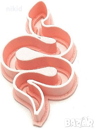 Змия Пластмасов резец форма за тесто бисквитки фондан сладки тесто, снимка 2 - Форми - 41025222