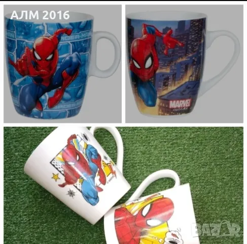 Прасенцето Пепа, Анна и Елза, Спайдърмен , снимка 2 - Чаши - 47993772