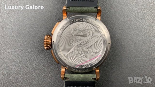 Мъжки часовник ZENITH Pilot Type 20 Extra Special Chronograph с aвтоматичен механизъм, снимка 7 - Мъжки - 38842931