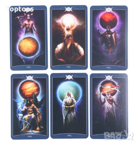 Комплект от 2 таро колоди: The Book of Shadows Tarot As Above So Below, снимка 13 - Други игри - 36329609