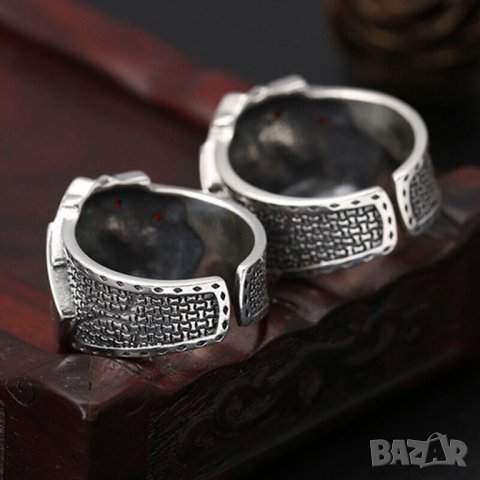 Мъжки пръстен - карти за игра, снимка 4 - Пръстени - 41865337