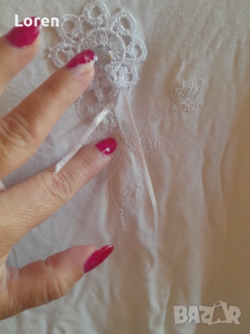 Подарявам!Детска бяла блузка , снимка 9 - Детски Блузи и туники - 51543579