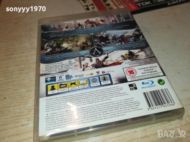 SONY PS3 GAME ASSASSINS CREED BROTHERHOOD 3110251919, снимка 12 - Игри за PlayStation - 52249682