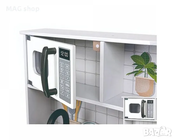 ПРОМО! ДЪРВЕНА Детска кухня с аксесоари Реалистична + звук светлина, снимка 3 - Други - 47728151