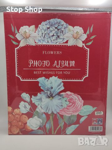 Голям фото албум 240 снимки цветя , снимка 1 - Декорация за дома - 41794792