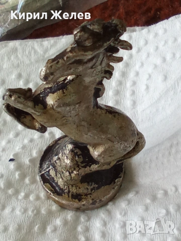 Малка стара фигурка на кон 51989, снимка 6 - Други ценни предмети - 53581792