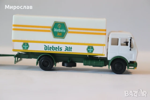 HERPA  H0 1/87 MERCEDES BENZ КАМИОН МОДЕЛ КОЛИЧКА ИГРАЧКА, снимка 7 - Колекции - 47640097