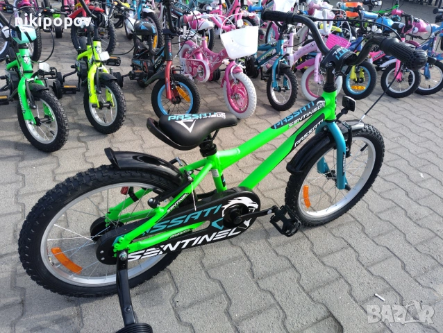 PASSATI Алуминиев велосипед 18" SENTINEL зелен, снимка 4 - Велосипеди - 53772956