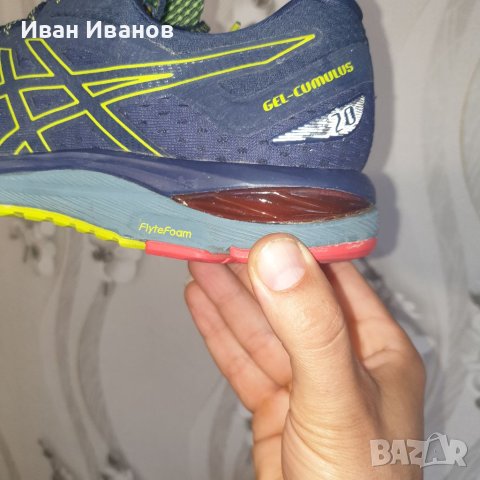 Водоустойчиви маратонки  Asics Gel Cumulus 20,Gore-tex номер 43,5-44, снимка 9 - Маратонки - 41125230