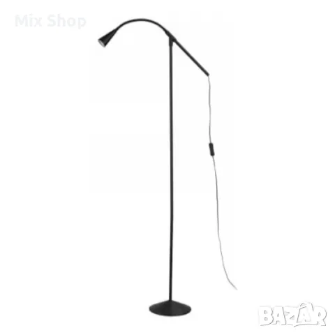 Нова LED подова лампа FREYA, 1-точкова, модерен дизайн, 320 lm, 3000 K, 47.5x20x156 см, черна