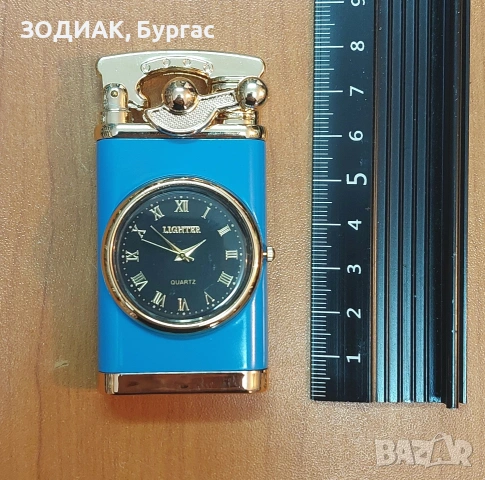 НОВА Газова Запалка с Часовник, снимка 7 - Запалки - 27241050