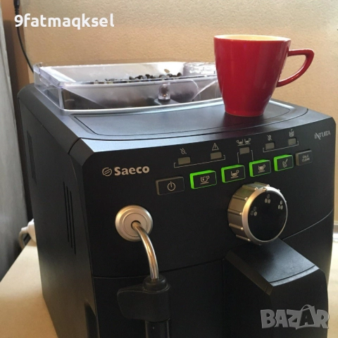 Saeco Intuita black  - внос , готова за работа, снимка 5 - Кафемашини - 52552375