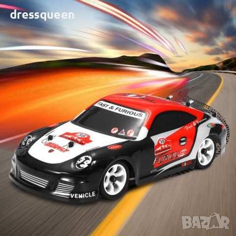 K969 Радиоуправляема дрифт кола с дистанционно, снимка 14 - Коли, камиони, мотори, писти - 44612392