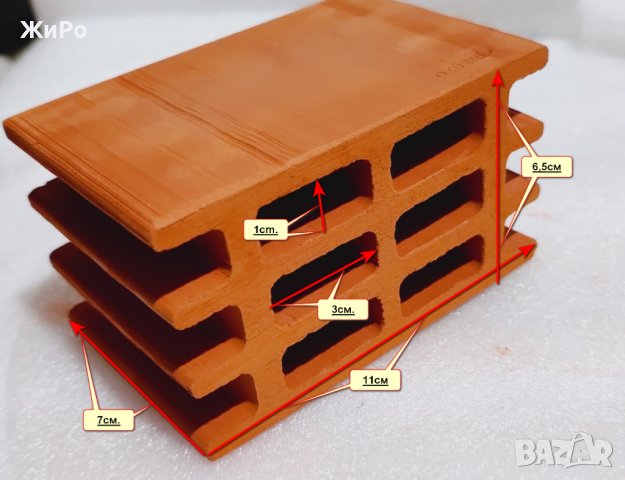 Керамична декорация тип тухла., снимка 5 - Оборудване за аквариуми - 41806235