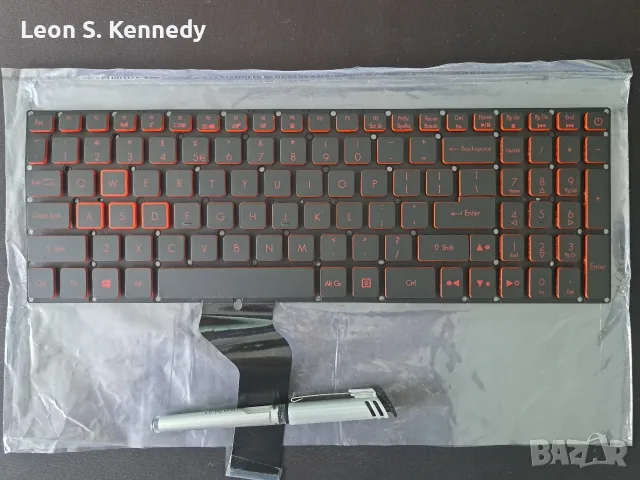 Клавиатура за Acer Nitro 5 AN515-54 AN515-55 AN515-43 Червена