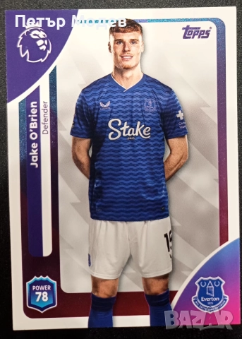 topps card Jake O'Brien season 25/26 