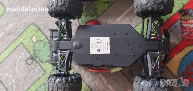 кола с дистанционно управление X-Monster 3,5 100 метра, 45 км/ч, 40 минути, 4x4, Rot, снимка 4 - Влакчета, самолети, хеликоптери - 51163931