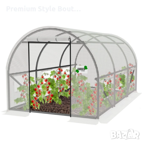 Оранжерия със стабилна поцинкована рамка - професионална защита за вашите култури, снимка 9 - Други стоки за дома - 53592658