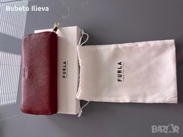 Кожено портмоне Furla, снимка 5 - Портфейли, портмонета - 52212011