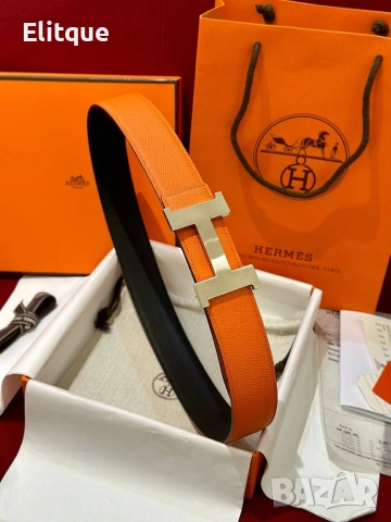 колани от естествена кожа в кутия hermes , снимка 3 - Колани - 53216900