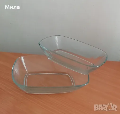 Нов комплект от 2 стъклени купички