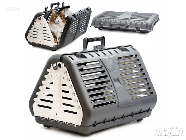 НОВИ! Транспортна клетка сгъваема за домашни любимци до 10кг