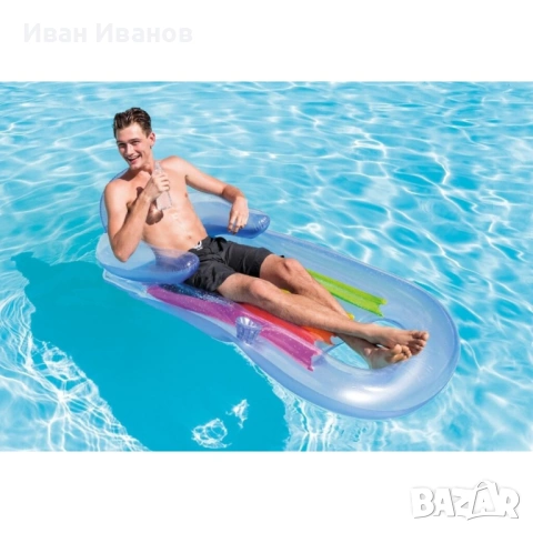 Надуваемо полукресло - 160см, снимка 2 - Басейни и аксесоари - 53438288