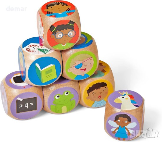 Учебни ресурси Rolling For Feelings Игра със зарове, Възраст 5+, 8 части, снимка 3 - Образователни игри - 42127287