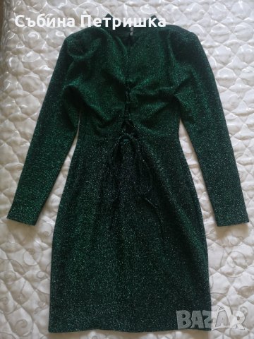 Елегантна лъскава рокля, снимка 2 - Рокли - 35682398