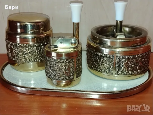 Рядък комплект за пушене Putti от Erhard & Sons от Германия, снимка 3 - Антикварни и старинни предмети - 47963995