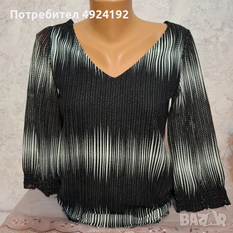 Дамска Риза в два цвята, снимка 2 - Ризи - 56107376